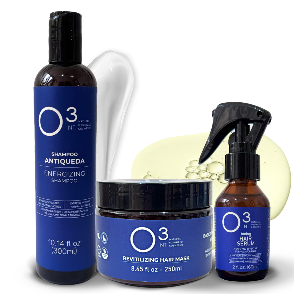 Kit Hair Care O3NT: Toning Hair Serum + Revitalizing Hair Mask + Energizing Shampoo