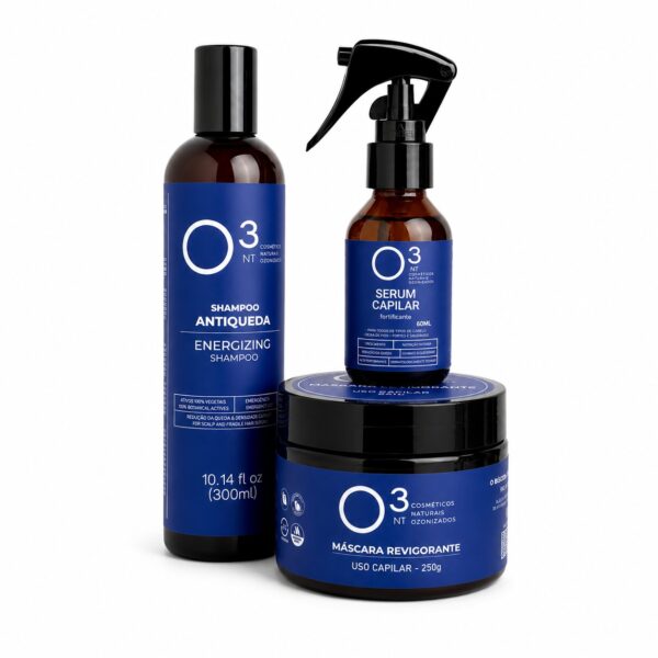 Kit Hair Care O3NT: Toning Hair Serum + Revitalizing Hair Mask + Energizing Shampoo