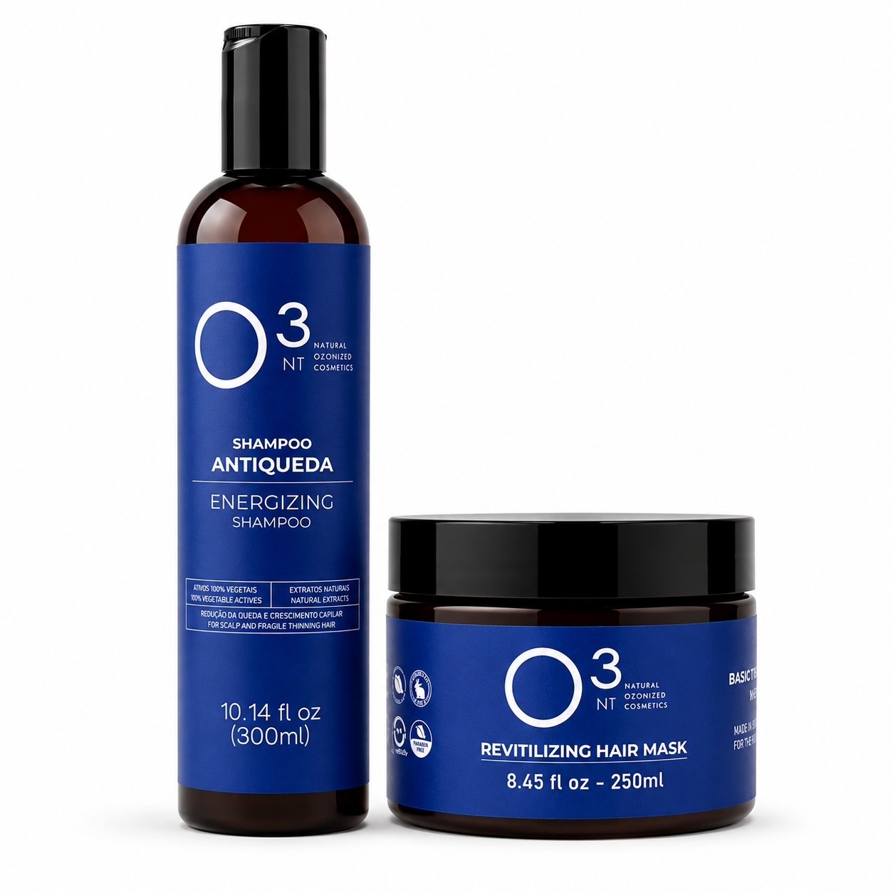Kit Hair Care O3NT: Revitalizing Hair Mask + Energizing Shampoo